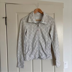 Lululemon Full Zip Jacket Monochrome Lulu print